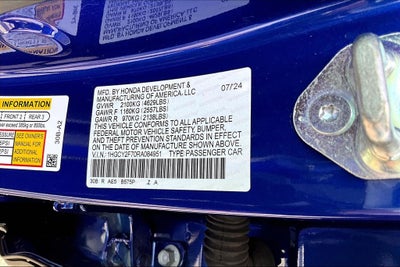2024 Honda Accord Hybrid Sport-L