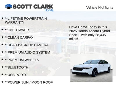 2025 Honda Accord Hybrid Sport-L