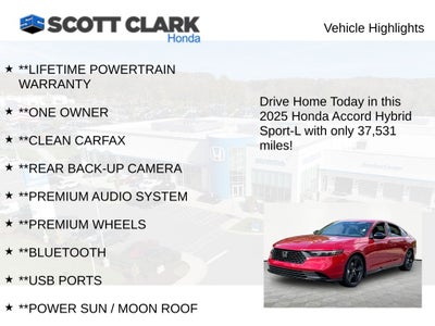 2025 Honda Accord Hybrid Sport-L