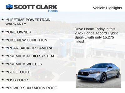 2025 Honda Accord Hybrid Sport-L