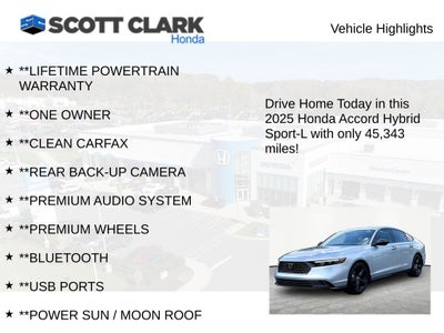 2025 Honda Accord Hybrid Sport-L