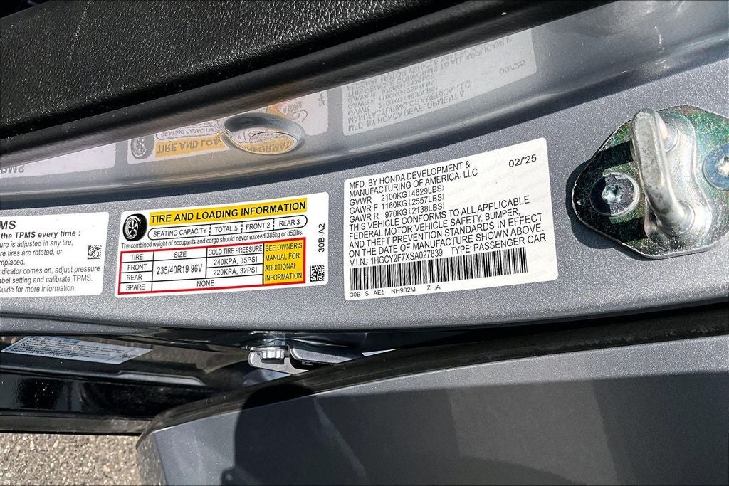 2025 Honda Accord Hybrid Sport-L