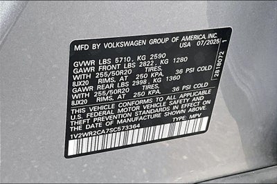 2025 Volkswagen Atlas 2.0T SE w/Technology