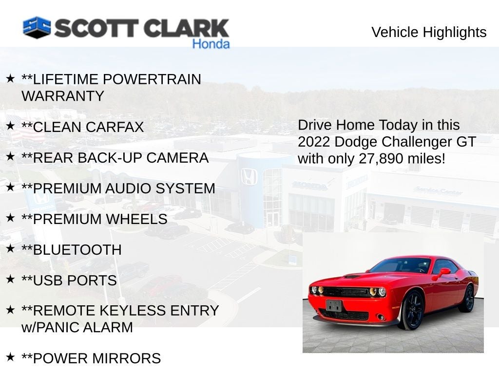 2022 Dodge Challenger GT
