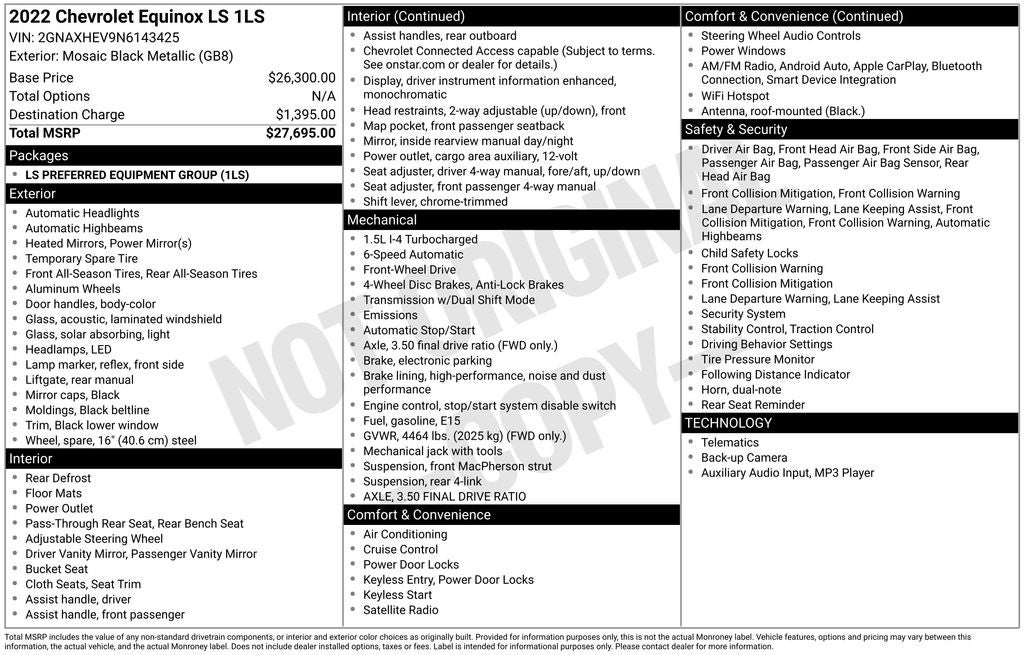 2022 Chevrolet Equinox LS