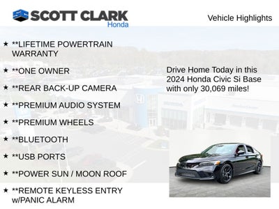 2024 Honda Civic Si Manual