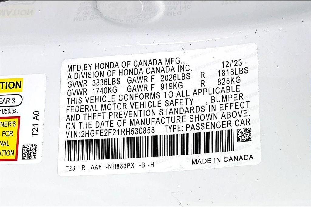 2024 Honda Civic LX