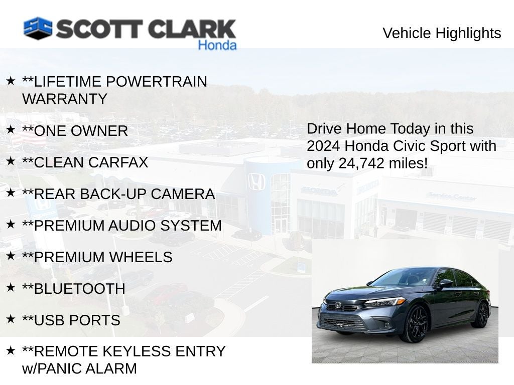 2024 Honda Civic Sport