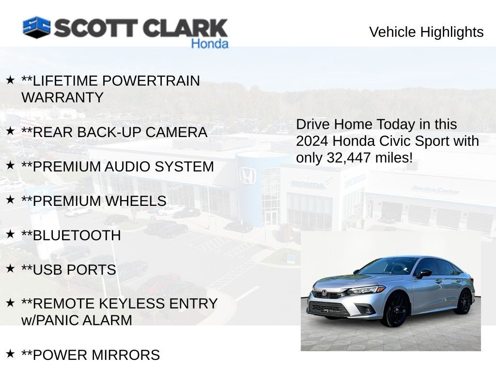 2024 Honda Civic Sport