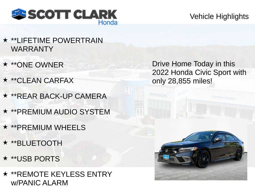 2022 Honda Civic Sport