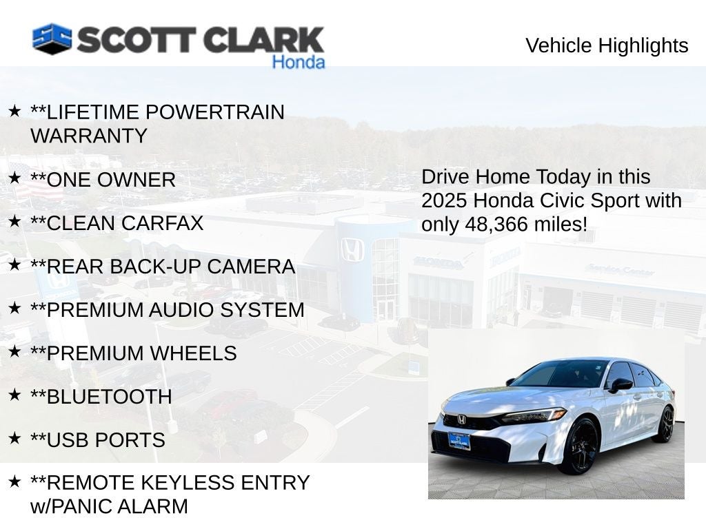 2025 Honda Civic Sport