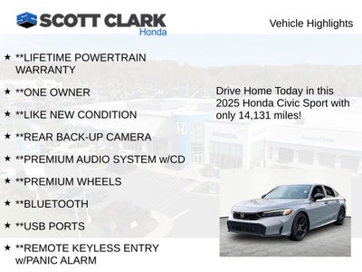 2025 Honda Civic Sport