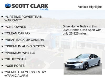 2025 Honda Civic Sport