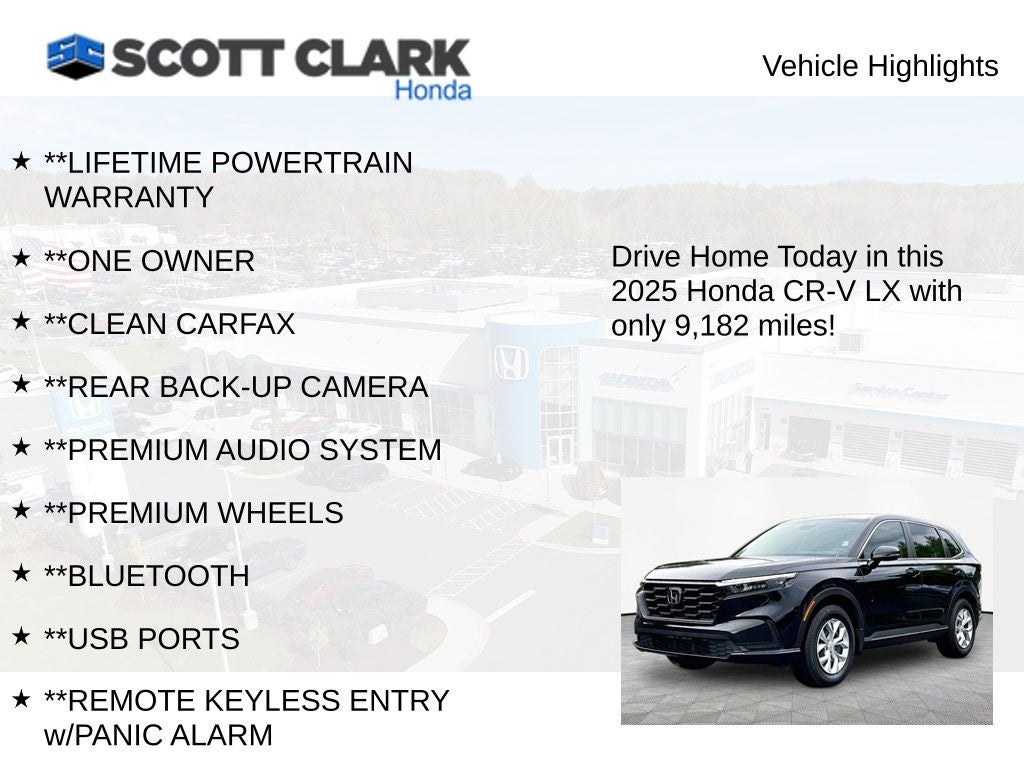 2025 Honda CR-V LX