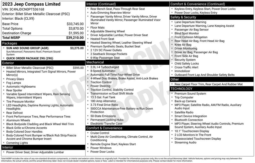 2023 Jeep Compass Limited