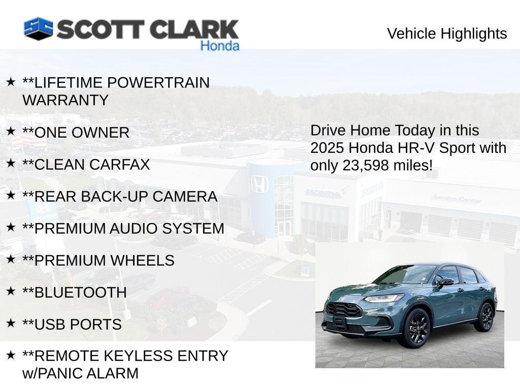 2025 Honda HR-V Sport