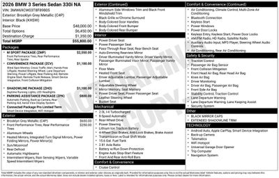 2026 BMW 3 Series 330i NA