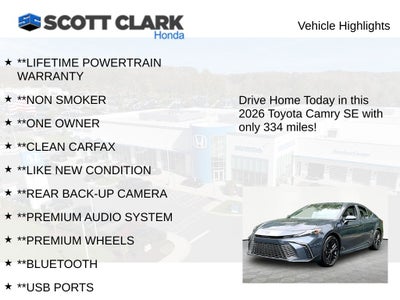 2026 Toyota Camry SE