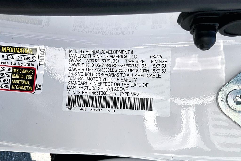 2026 Honda Odyssey EX-L
