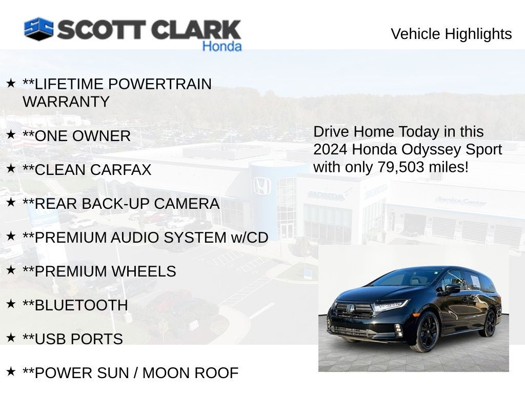 2024 Honda Odyssey Sport