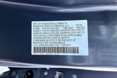 2025 Honda Odyssey Touring