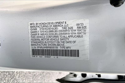 2024 Honda Odyssey Elite