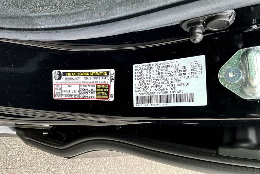 2025 Honda Odyssey Elite