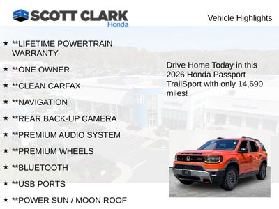 2026 Honda Passport TrailSport