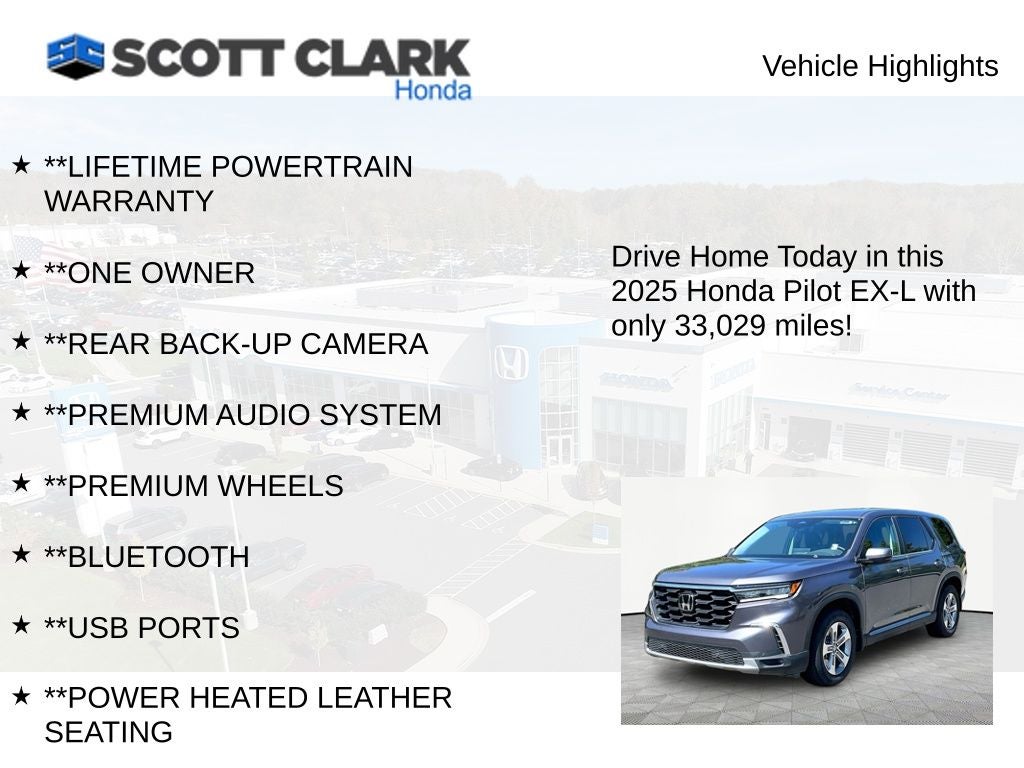 2025 Honda Pilot EX-L