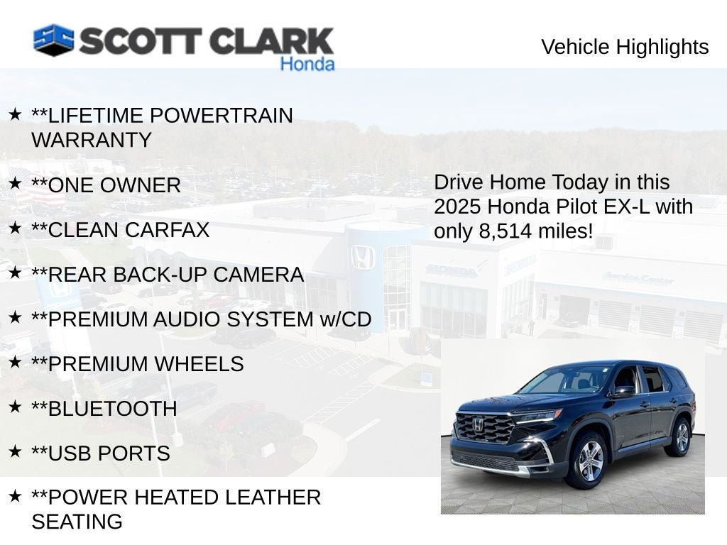2025 Honda Pilot EX-L
