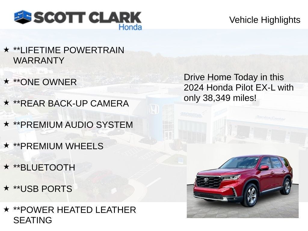 2024 Honda Pilot EX-L 8 Passenger
