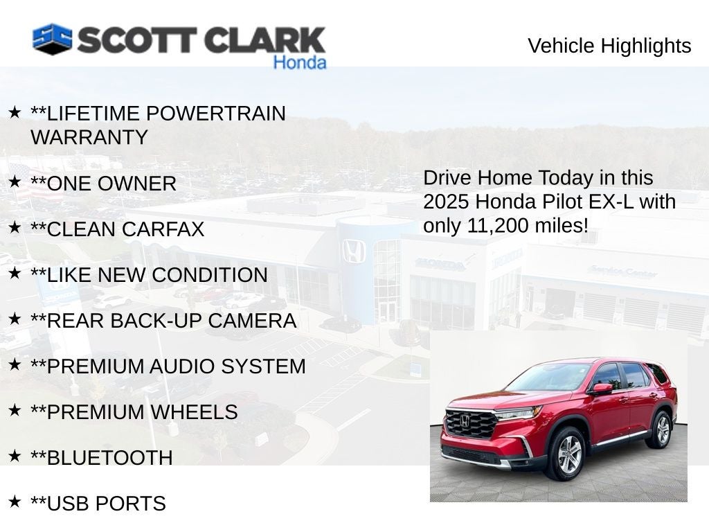2025 Honda Pilot EX-L