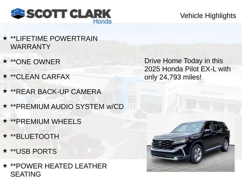 2025 Honda Pilot EX-L