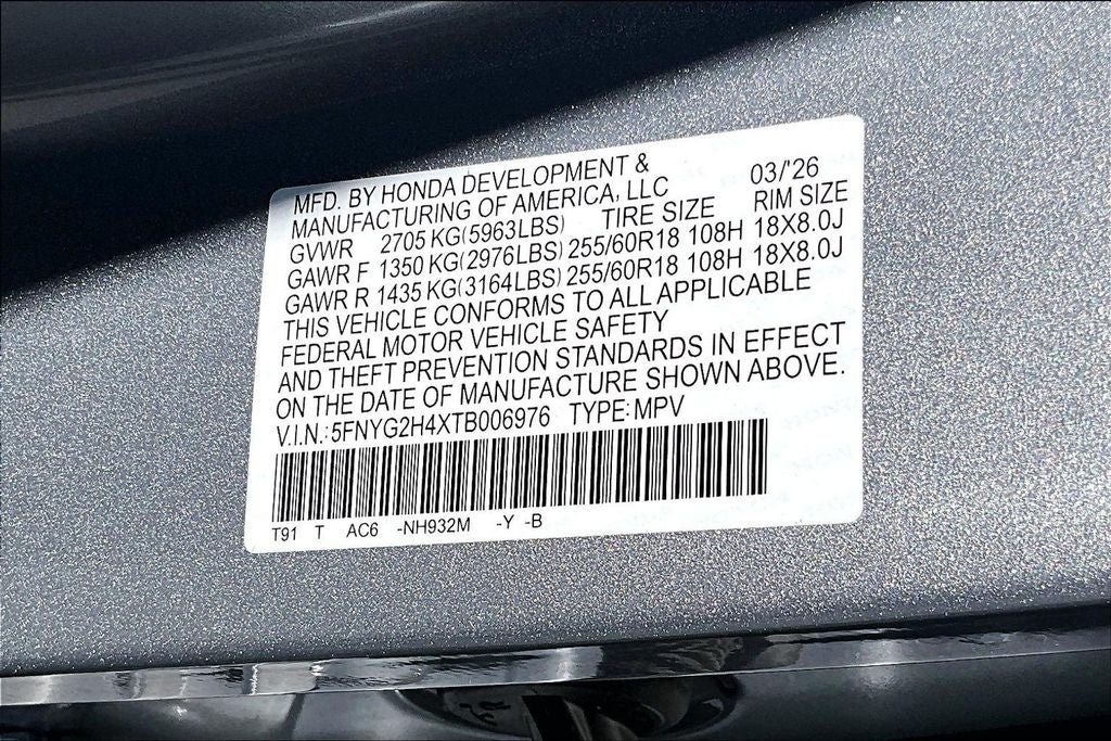 2026 Honda Pilot EX-L