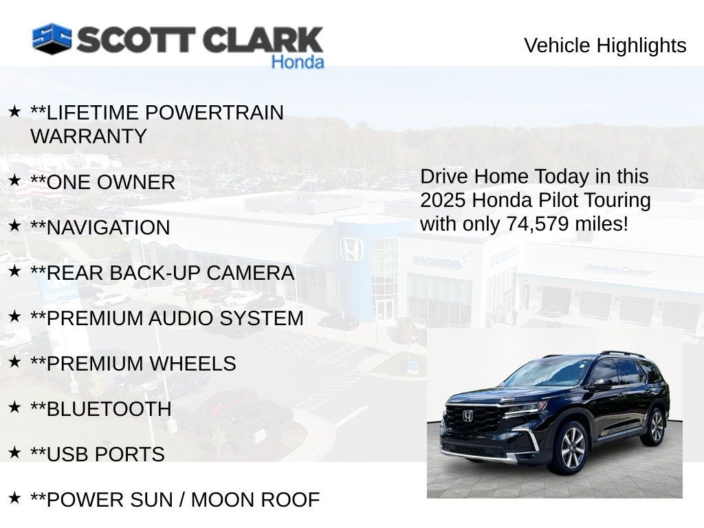 2025 Honda Pilot Touring