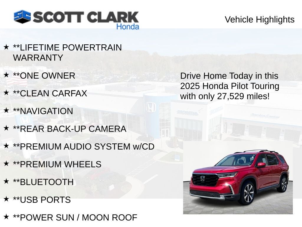 2025 Honda Pilot Touring