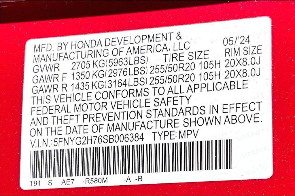 2025 Honda Pilot Touring