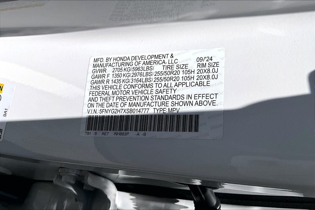 2025 Honda Pilot Touring