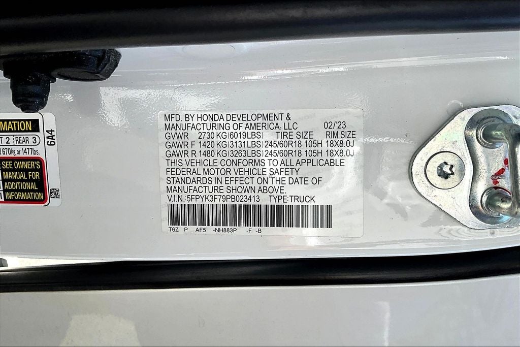 2023 Honda Ridgeline RTL-E