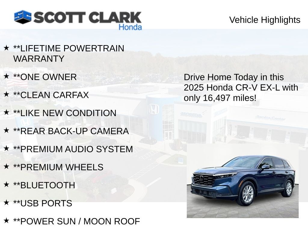2025 Honda CR-V EX-L