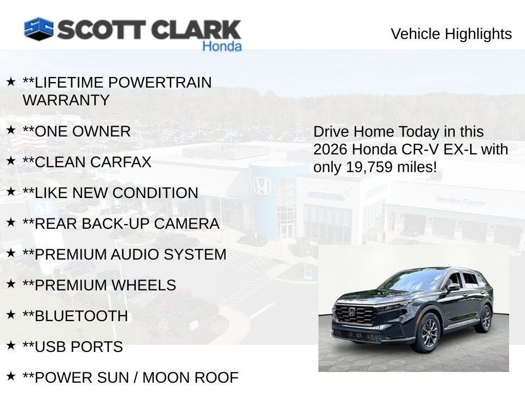 2026 Honda CR-V EX-L