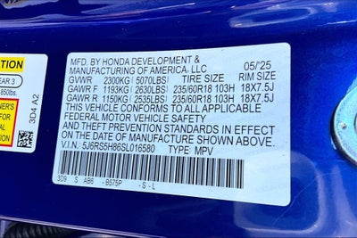 2025 Honda CR-V Hybrid Sport-L
