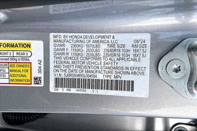 2025 Honda CR-V Hybrid Sport-L