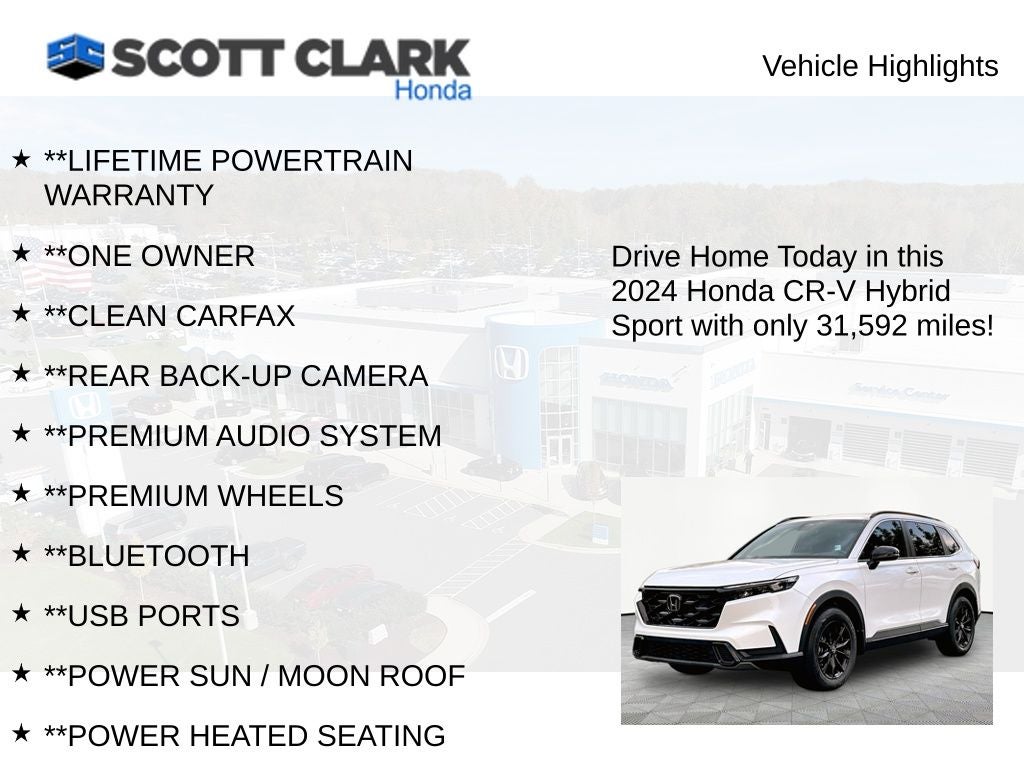 2024 Honda CR-V Hybrid Sport