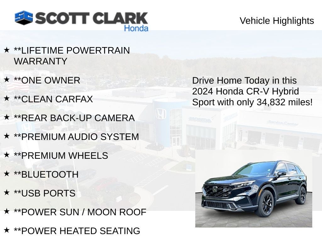 2024 Honda CR-V Hybrid Sport