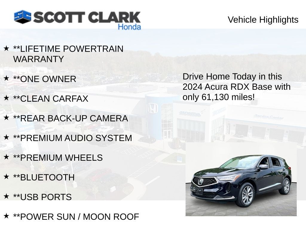 2024 Acura RDX w/Technology Package