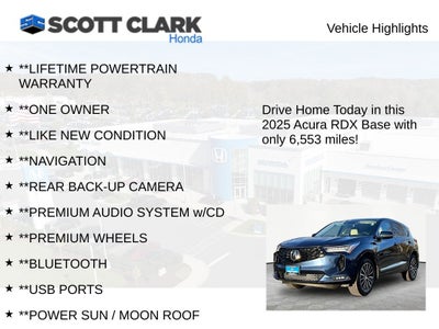 2025 Acura RDX w/Advance Package