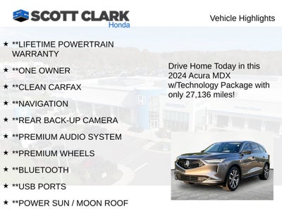 2024 Acura MDX w/Technology Package