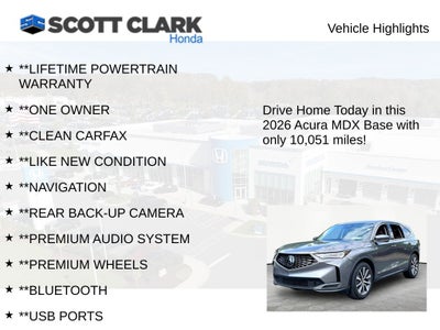 2026 Acura MDX w/Technology Package