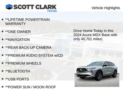 2024 Acura MDX w/A-Spec Package